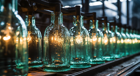 How Glass Gin Bottles Are Made
